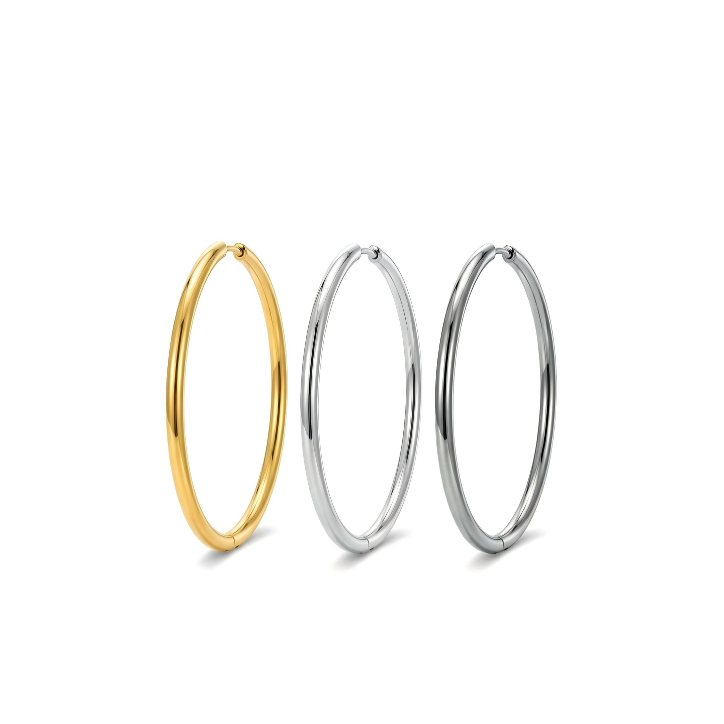 Single Large F136 Titanium Hoop Earring