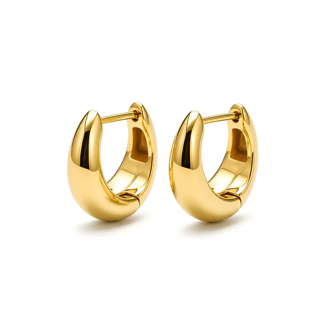 Teardrop F136 Titanium Hoop Earring