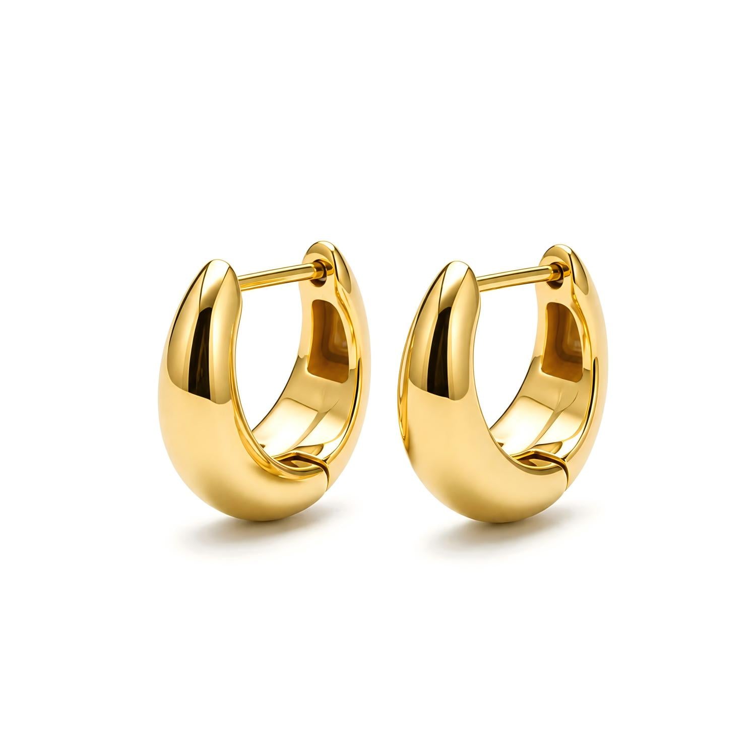 Teardrop F136 Titanium Hoop Earring